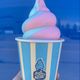 Cotton Candy Soft Serve Ice Cream