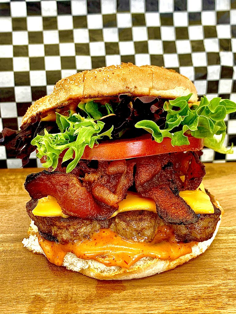 Peanut Butter Bacon Burger