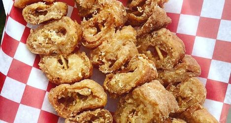 Pork Intestine on a stick