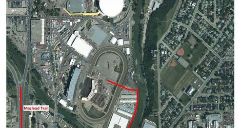 Map to Nat Christie Gate