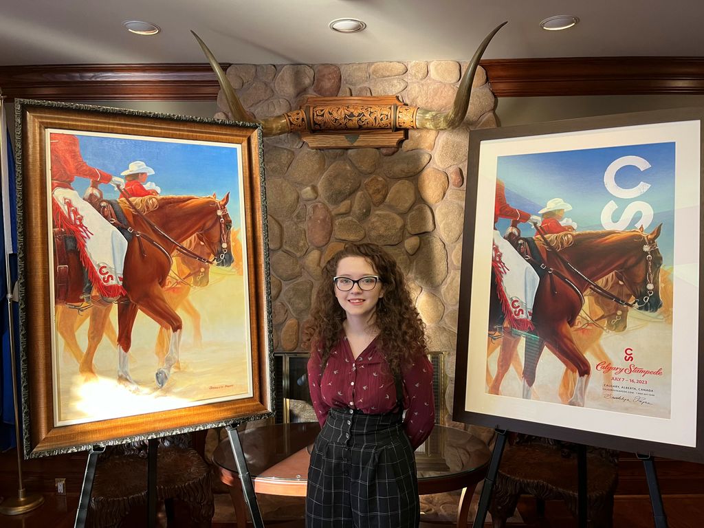 2023 Stampede Poster Artist Brooklyn Payne