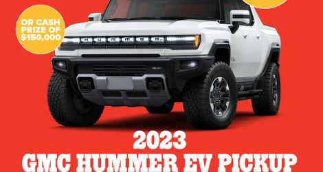 Early Bird Prize – 2023 GMC Hummer EV Pickup