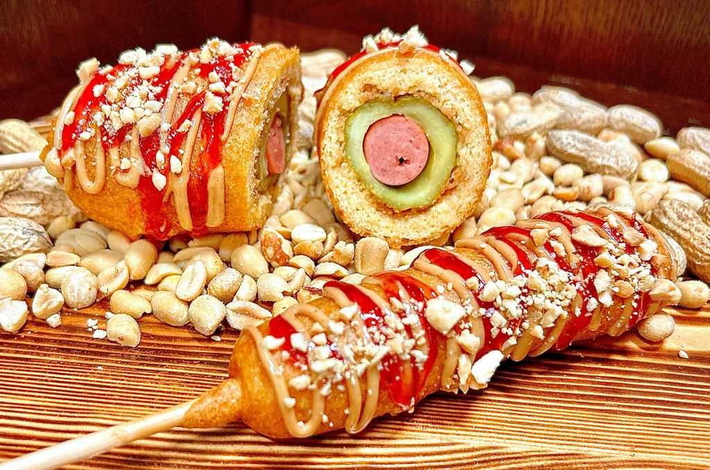 Peanut Butter Pickle Dog