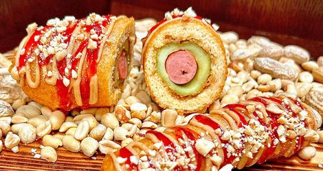 Peanut Butter Pickle Dog