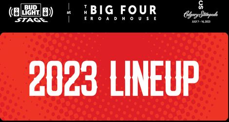 The Big Four Roadhouse Lineup 2023