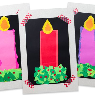 BLOG | Easy Christmas Candle Craft for Kids (Great for Advent Too!)