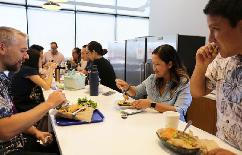 LunchBox by Fête launched this week and employees have indulged in their menu items, such as local beef burgers and hearty salads. IMG_9171_201809200135