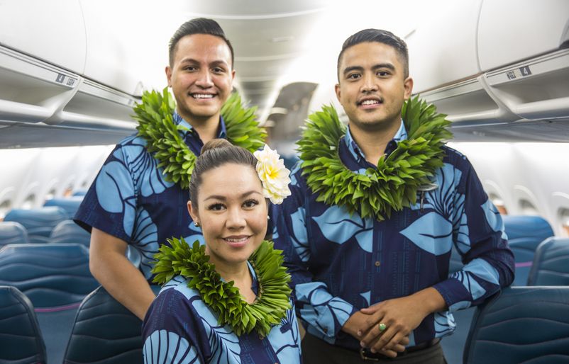 The crew leading the ‘ōlelo Hawai‘i flights between Hilo and Honolulu. IMG_8302