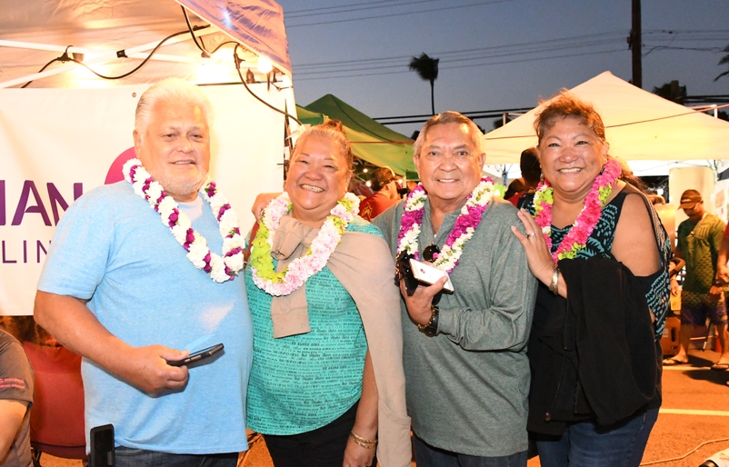 The winners of Hawaiian Airlines' OGG-LAS flight giveaway. L to R: Godfrey Akina, Nadine Bagda, Maurice Bediamol, Geraldine Oliveros. The winners of Hawaiian Airlines' OGG-LAS flight giveaway. L to R: Godfrey Akina, Nadine Bagda, Maurice Bediamol, Geraldine Oliveros. Image Credit: Linn Nishikawa & Associates, Inc.