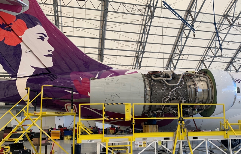 Our maintenance team has taken this downtime to service every part of our aircraft, including our engines. Mitchell Leighton Igcasenza - Line Maintenance