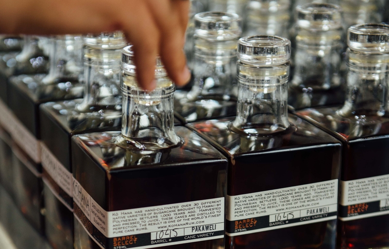 Kō Hana Hawaiian Agricole Rum is made in small batches and bottled by hand with care. ZV-Post-1433