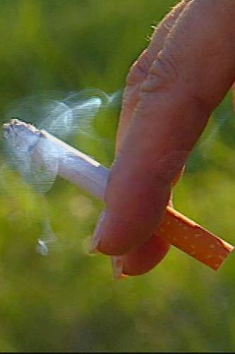 Close-up of a cigarette.copyright American Heart Association