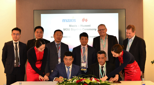 Maxis and Huawei signed a MoU to cooperate on full-fledged 5G trials with end-to-end systems and services to accelerate 5G in Malaysia.