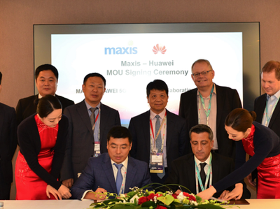 Maxis and Huawei signed a MoU to cooperate on full-fledged 5G trials with end-to-end systems and services to accelerate 5G in Malaysia.