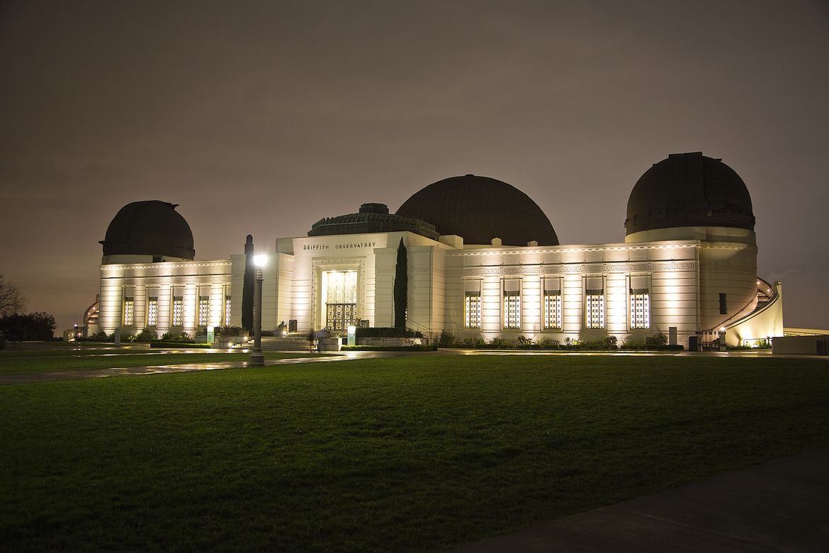 Griffith Observatory at night Griffith Observatory at night