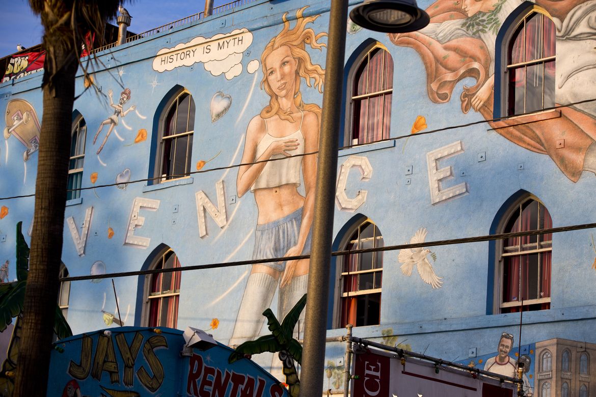 Venice Beach mural Venice Beach mural