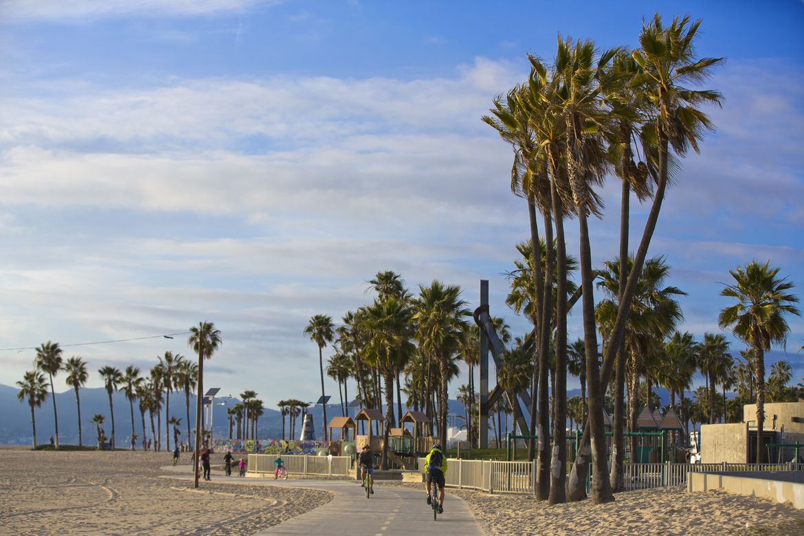 Venice bike path Venice bike path