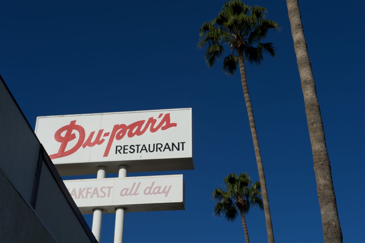 Dupars Restaurant sign Dupars Restaurant sign