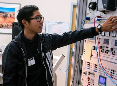 Santa Ana Student Brings Passion for Solar to Alma Mater 