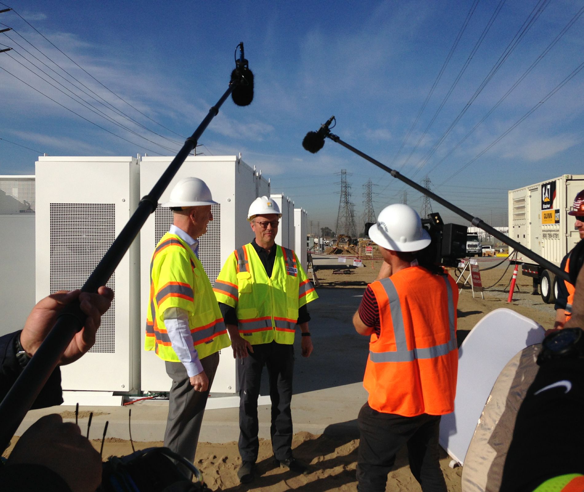 BBC Comes to SCE’s Mira Loma Battery Storage Facility to Film