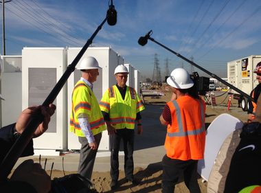 BBC Comes to SCE’s Mira Loma Battery Storage Facility to Film Documentary About Clean Energy