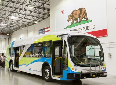 Edison CEO Applauds New SoCal Electric Bus Manufacturing Plant 