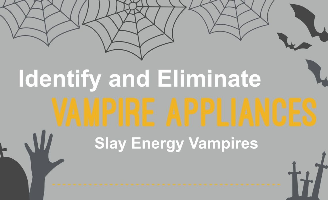 INFOGRAPHIC Identify and Eliminate Vampire Appliances Energized by