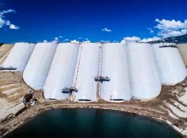 Florence Lake Dam Liner Project Nears Completion