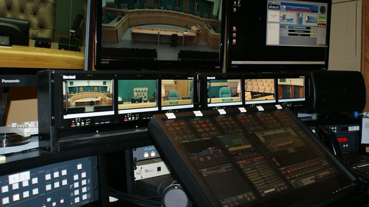 Carousel - CCTV Broadcast Control Room