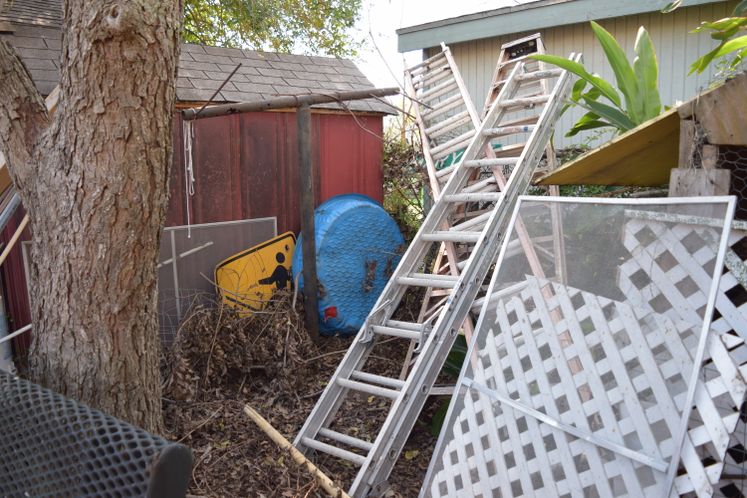 Resident's backyard