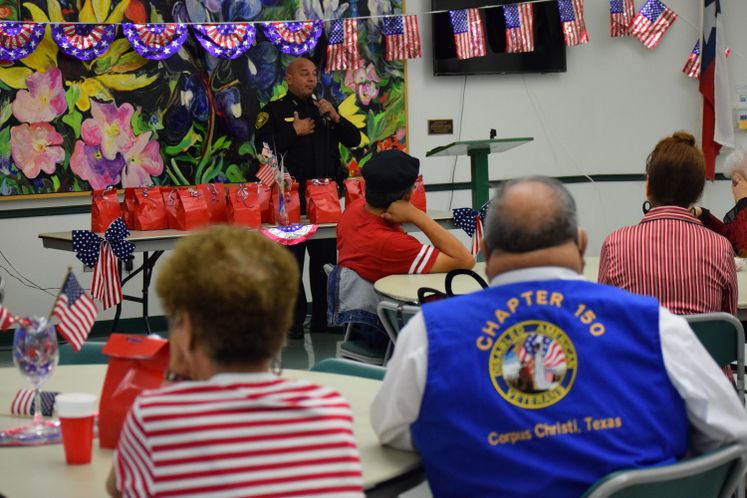 Veterans Honored at Garden Senior Center