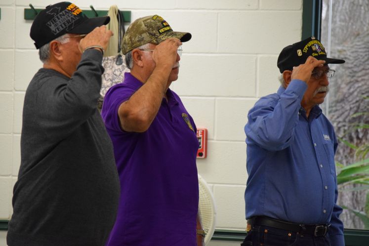 Veterans Honored at Garden Senior Center