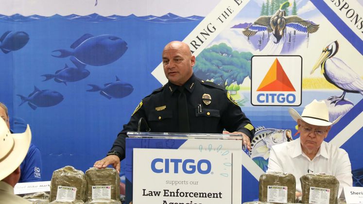 Chief Markle Accepts Citgo Donation