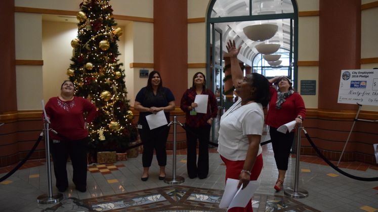 City Hall Carolers