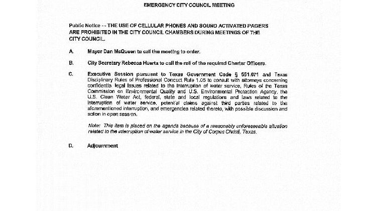 Meeting Agenda