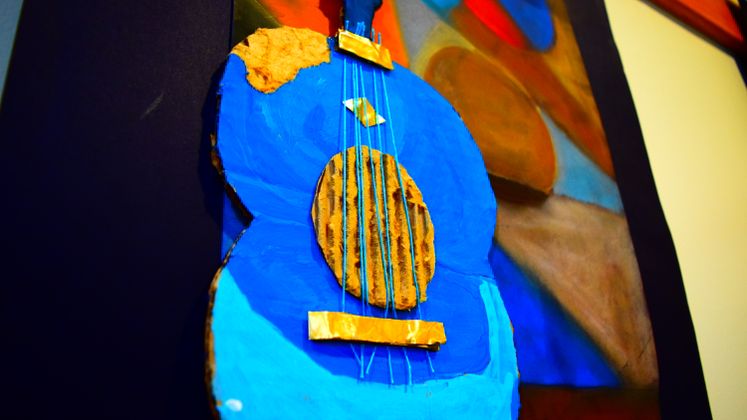 Youth Art Month Display at City Hall