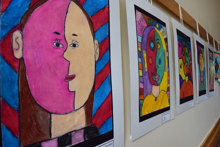 Youth Art Month Display