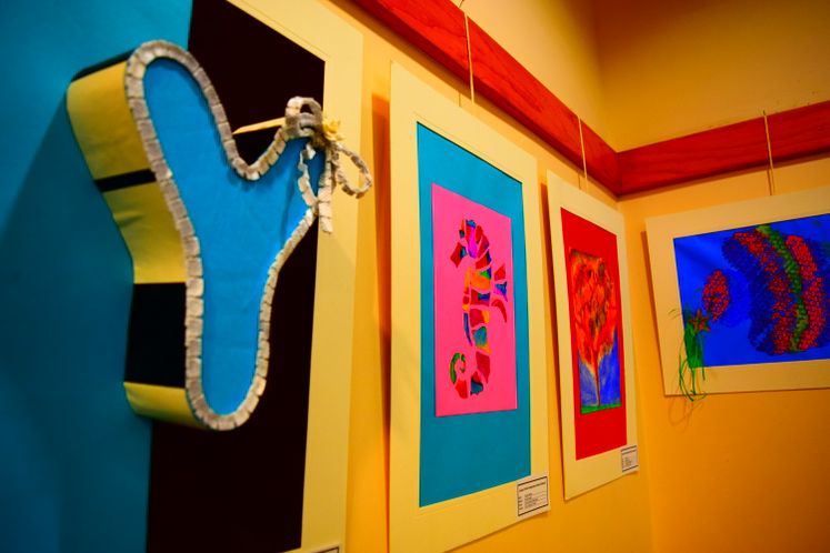 Youth Art Month Display