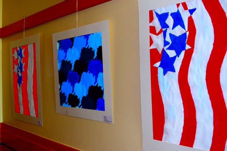 Youth Art Month Display
