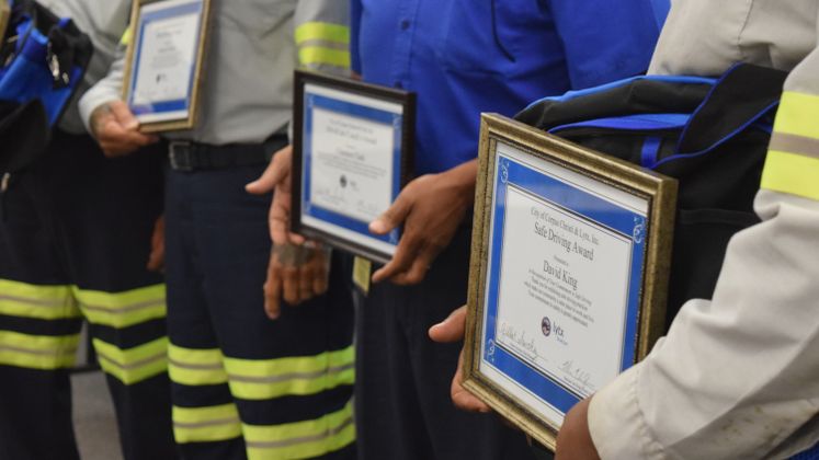 Solid Waste Employees Receive Awards