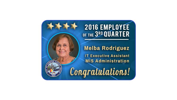 2016 Employee of 3rd Quarter