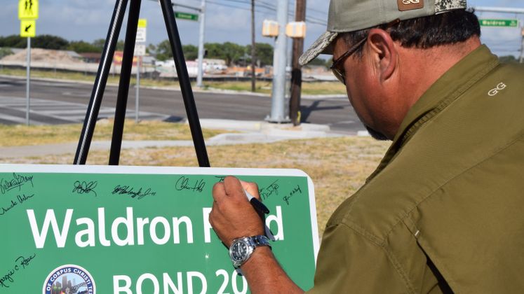 Waldron Rd Completion Celebration