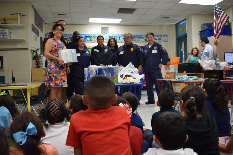 CDC Officers Adopt a Class for School Supplies