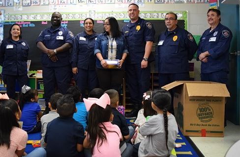 CDC Officers Adopt a Class for School Supplies