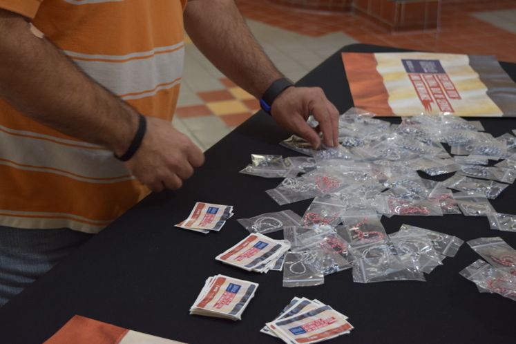 RSVP Volunteers create Remembrance Bracelets