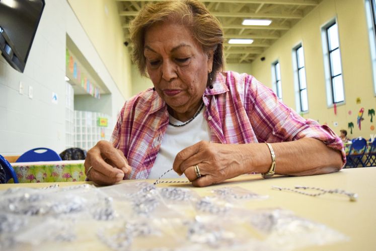 RSVP Volunteers create Remembrance Bracelets