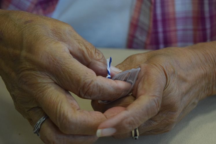 RSVP Volunteers create Remembrance Bracelets