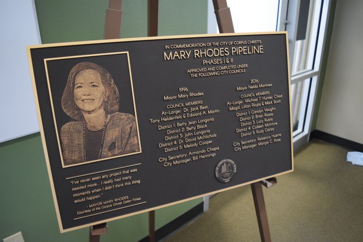Mary Rhodes Pipeline Phase II Dedication