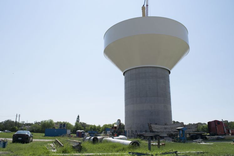 Bowl Lifted at Holly Rd. Water Tower / September