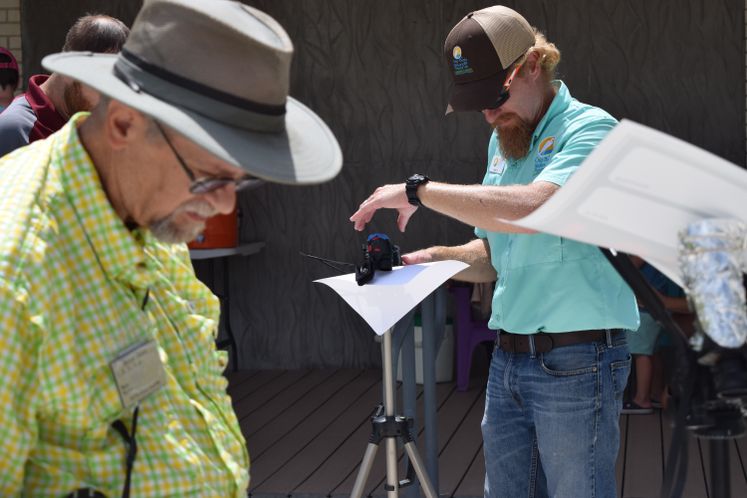 Solar Eclipse at Oso Wetlands Preserve